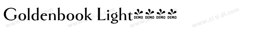 Goldenbook Light字体转换